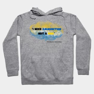 I need ammunition not a ride Hoodie